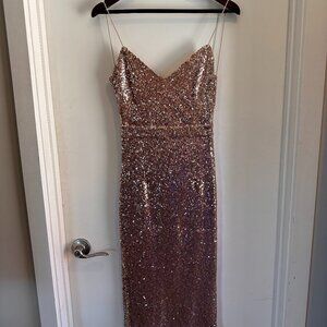 Rehab Sparkly/Sequin Midi Dress